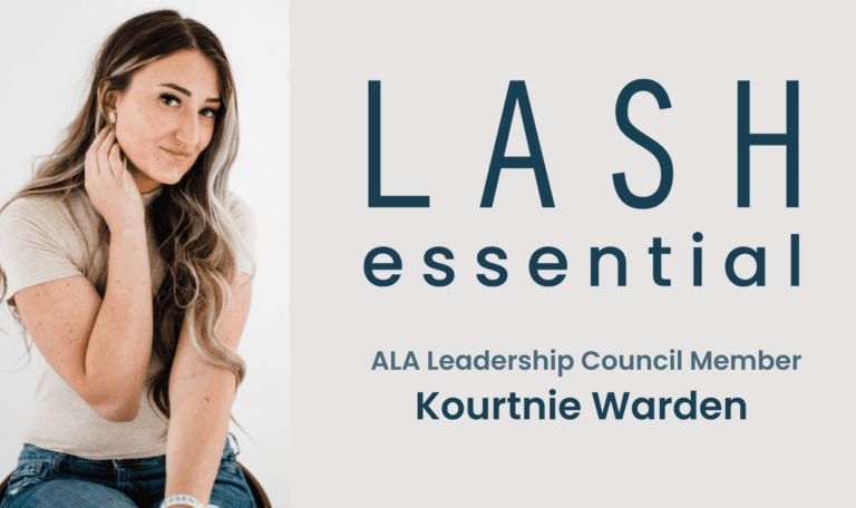 Kourtnie Warden of Lash Essential Joins the American Lash Association's Leadership Council